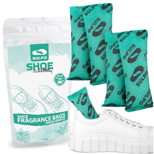 Sulpo Desodorante Zapatos En Bolsitas Absorbe Olores Zapatos, Desodorante Calzado Y Desodorante Zapatillas Deportivas Para Mantener El Interior Seco Y Fresco - 2 Pares