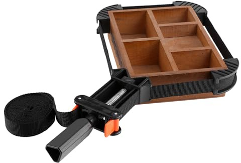 Pince d'angle réglable, sangle de serrage d'angle réglable multifonction de 4 m, support de cadre photo, outil de travail du bois pour cadre en bois, coin de tiroir