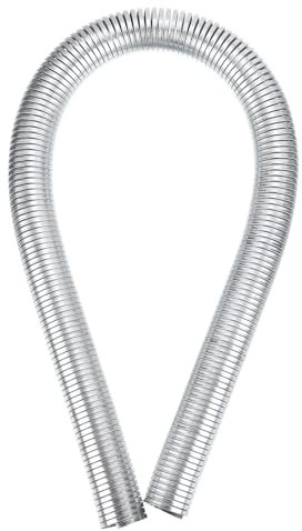 sourcing map Spring Tube Bender ID 17mm/0.67 Steel Spring Pipe Bending Tubes 500mm/19.69 Long for 1/2 PVC Pipe(OD 16mm) in Home Renovations,Electrician Wiring Bending Pipe(Outside-Pipe use)