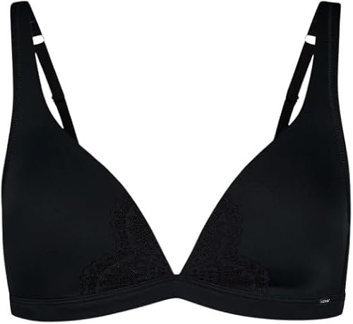 Skiny Triangel BH mit Schale Micrornaments 084584 Gr. 75B in Black