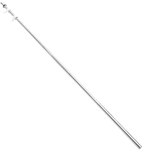 CANIGHT Mástil De Acero Inoxidable 5 Secciones Varillas De Bandera Resistentes Kit De Mástil Desmontable para Jardín