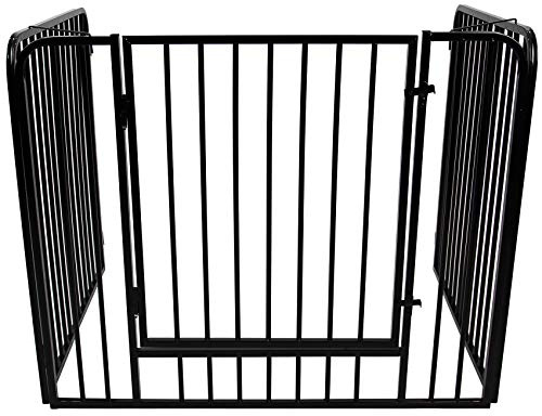 Actiasgear - Heavy Duty Black Safety Fire Guard | Durable and Secure Fireplace Protection