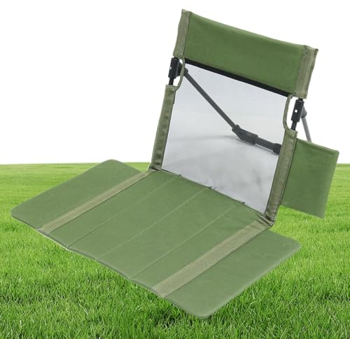 Bleacher Seat – vikbar campingmatta | bärbar utomhus ryggstöd säte för fiske resor picknick trädgård camping aktiviteter