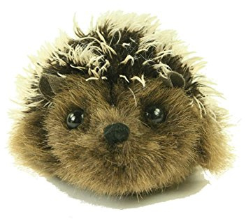Teddys Rothenburg Kösen, Igel, 11 cm, liegend, braun, Stoffigel, Plüschigel