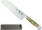 Güde Alpha Olive Messer Kochmesser Santoku Brotmesser Schälmesser Schinkenmesser Chai Dao ohne/mit Gravur + Prymo Farbe 1) Messer OHNE Gravur, Größe Santoku Kulle 18cm