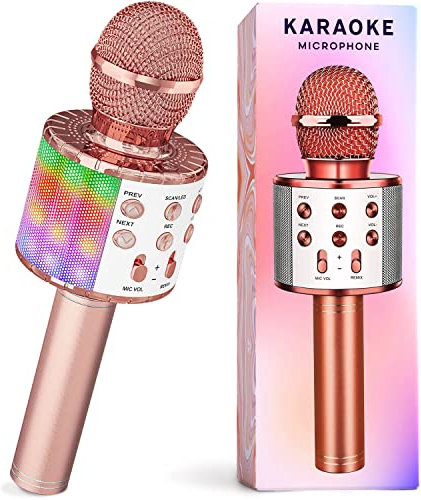 Soreli Karaoke Microphone Wireless Bluetooth Microphone UK COMPANY Kids Microphone 4 In 1