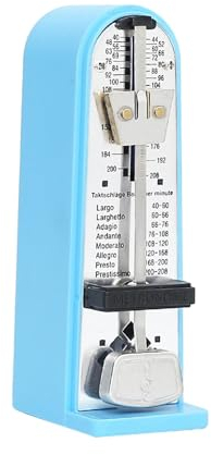 rockible Mechanisches Metronom, Universal-Metronom, professionelles Metronom, hohe Präzision für Saxophon, Blau