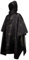 BrightGlow 3-in-1-Multifunktional Regenmantel Unisex Wasserdichter Regen Poncho Regenmantel mit Kapuze Camouflage Regencape Leichter Regenponcho für Wandern Camping Jagd Schwarz