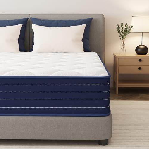 PurrJoys Matratze 90x200x20cm,Taschenfederkern & Memory Foam, mittlerer Härtegrad,Bewegung isolierend, CertiPUR-US & Oeko-TEX, ohne Glasfaser