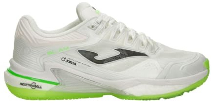 Joma Zapatillas de pádel unisex con balón reactivo, SLAM para hombre, 7-12, Blanco, 9.5