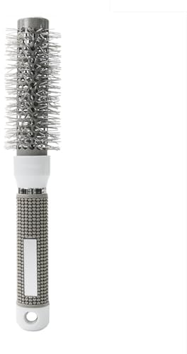 Canzoon Haarbürste Rund Zum Föhnen Antistatische Haarbürste Ionen Haarbürste Keramik Rund,Professionelle Rundhaarbürste Zum Föhnen, Stylen, Locken (25)