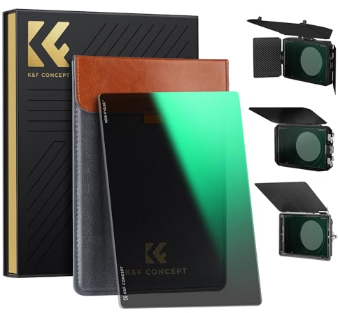 K&F Concept ND8 (3 Stops) Square ND Filter, 4x5.65 Neutral Density Filter Compatible with Tilta Compatible with SmallRig Matte Box, Slim Multi Coated HD Optical Glass