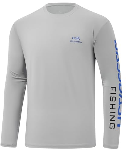 Bassdash Herren UPF 50+ UV Sonnenschutz Langarmshirt Schnell Trocknend für Geeignet zum Angeln und Wandern im Freien FS31M