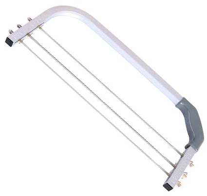 VKEID Bread Slicer Cake Leveller Adjustable 3 Blades Crosscut Saw The Best Cake Slicer for Beginners to Prevent Cake from Screw Up Also Suitable for Both Professional and Home Pastry Cook