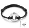 AllerPierce Cremation Urn Bracelet for Ashes Leather Memorial Keepsake Circle of Life Eternity Bracelet Cremation Jewellry for Men Women Dog Cat Pet Stainless Steel Ashes Funnel Kit-Silver
