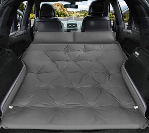 TaoieWkolt Tragbar, Memory-Schaum, Reiseschlafbett, Autobett Kofferraum Klappbar, Luftmatratze Selbstaufblasend Camping Auto Matratze SUV Aufblasbare Luftbett, Für Volvo S80,D-Grey