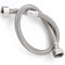 Home Range 1x WRAS Approved Flexible Pipe 1/2 x 1/2 BSP (500mm | 4 Lengths Available) Fitting for Bathroom, Kitchen, Toilet, Boilers – Durable, Leak-Free, High-Pressure Hot and Cold Water Connector