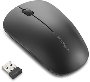 Kensington MY230 EQ Rechargeable Mouse, Wireless and Midsize, Quiet-Click Ambidextrous Design, Windows and macOS Compatible, Composed of 41% post-consumer recycled (SCS) plastic* (K75304WW)