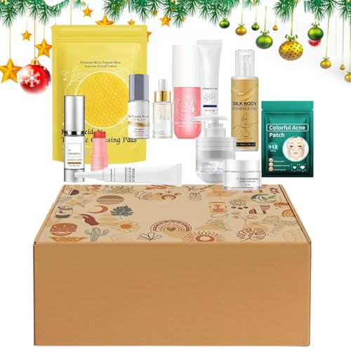 Kit per la cura del viso, prodotti detergenti e idratanti quotidiani, prodotti per la cura del viso da donna per moglie mamma amica, viaggio casa festa Natale