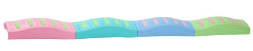 4 pièces poutre d'équilibre pour tout-petits 4 couleurs tremplins pour enfants planche d'équilibre en plastique antidérapant enfants tremplins jouet sensoriel équipement de jeu intérieur et exté