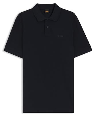 BOSS Mens Prime Cotton-piqué Polo Shirt with Logo Detail