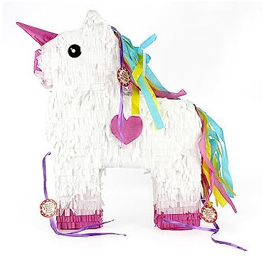 Cotillons d'Alsace CDA - PIÑATA À Tirer Licorne d'amour 42X36X8CM