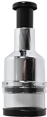 Chopper per Cipolle, Tritatutto per Cipolle Tritaverdure a Mano Tritatutto Manuale in Acciaio Inossidabile per Cucina Domestica Ristorante Argento Domestico