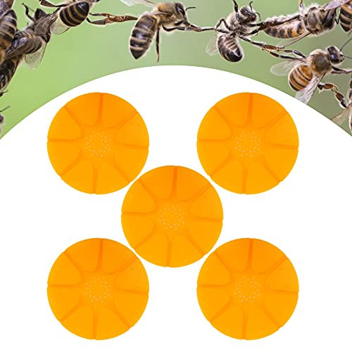 8-Wege-Bienenfluchtausrüstung, 5-teiliges Rundes Bienenfluchtwerkzeug, Das Keine Giftigen Substanzen Enthält. Bienenfluchtscheibe, Bienenstocktür, Tor, Imkerwerkzeug Für Die Tägliche Bienenarbeit in D