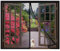 Magnetvorhang selbstschließend 65x45cm Insektenschutzvorhang mit Magneten für Balkon und Terrassentüren - zur einfachen Montage ohne Bohren Schwarz