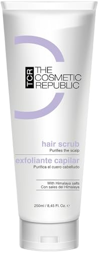THE COSMETIC REPUBLIC - Exfoliante Capilar para Pelo Graso sin Sulfatos - Scalp Scrub - Exfoliante para Cuero Cabelludo Graso con Mentol y Sal del Himalaya - Peeling Capilar - 250 ml