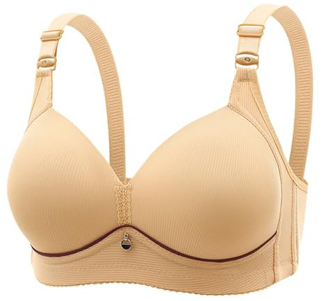 SRZYMJ Posture Bra Backless Bras for Women Bigger Bust Womens Underwear Shorts Strapless Bra Push up Padded Sleep Bras for Large Busts add 2 Cup Sizes brarunning Bra Cotton Underwear Women Seamless