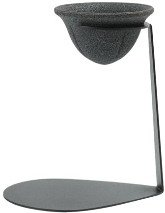 Colador de té de cerámica – Verter preciso de malla ancha, filtro ergonómico reutilizable, elegante herramienta de surf suave | Soporte versátil para infusor de café, preparación perfecta para
