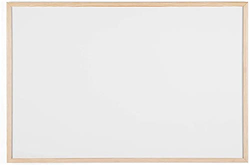 KAV Dry Wipe Whiteboard – Non-Magnetic 600 x 900 mm Erasable Writing Board for Wall – Ideal Notice Board, Message Board, Memo Planner for Office, Home, School, Classroom, Kitchen with Marker