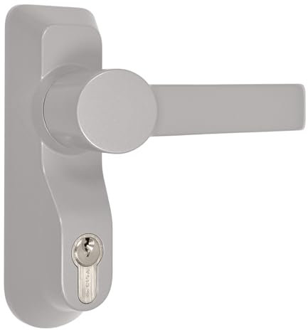 ZEROplus Briton 1413, Outside Access Device, Knob or Lever Handle, Silver (Lever Operated)