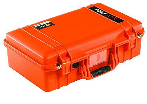 Peli 1525 Air med skum väska orange