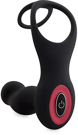 Teazers Penis- & Hodenring mit Prostatavibrator mit Fernbedienung