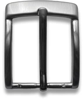 almela - Gürtelschnalle 30 mm breit - Schnalle - Ersatzschnalle - Gebürstetes Silber - Schnalle Gürtel - Wechselgürtel - Buckle Belt (Silber, 30mm)