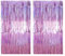 Drucilla Lametta Vorhang, 2 Stück Glitzer Folien Fransen Lametta Vorhänge, Glitzer Tinsel Curtain für Party, Geburtstag, Hochzeit, Happy Birthday Deko, 1m x 2m, Rosa