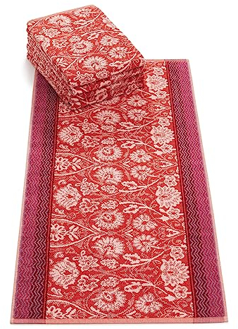 Bassetti MIRA Duschtuch aus 100% Baumwolle in der Farbe Rot R1, Maße: 70x140 cm - 9326111