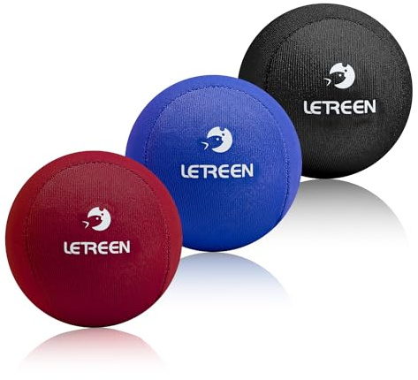 LETREEN Pelota Antiestres, 3 Piezas 3 Niveles de Resistencia, Pelota Antiestres Adultos Mano de Gel para Practicar Las Manos, Alivio de la ansiedad