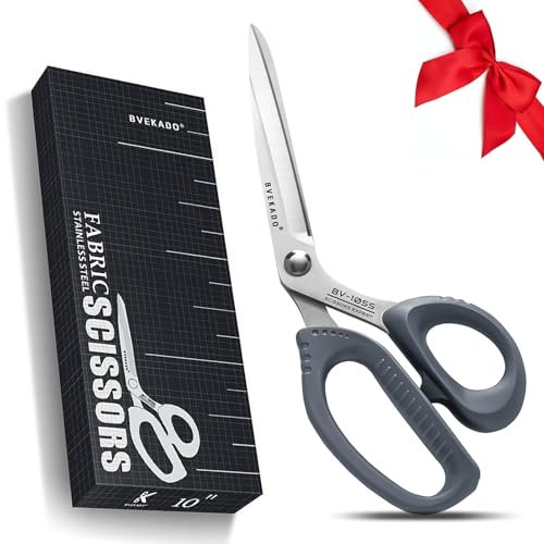 Schere 10 (25,4 cm) Mehrzweckschere mit weichem Komfortgriff für Schule, Zuhause, Büro, Kunsthandwerk, Nähen, Schneiderei, Florist