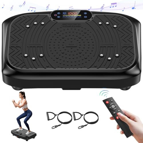 Máquina de Ejercicio de Placa de vibración, Entrenamiento de Cuerpo Entero, Plataforma de vibración para Drenaje linfático, pérdida de Peso y Modelado