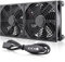 HondoKet High Air Volume Router Computer Cooler TV Box Wireless DC 5V USB Power Supply Fan with Multi-Speed Controller