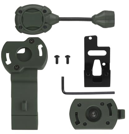 Taktische Helmleuchte MPLS Charge 3.04 Modus Rot Grün Weiß IR LED Lampe Taschenlampe Energiesparender Scheinwerfer(OD)