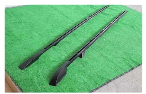 Takbar Takräcke Aluminiumlegeringsskenor Bar Bagagehållare Bärstänger Top Rail Boxe För Land För Rover För Discovery 3 4 För LR3 LR4 2004-2017 Bil Bagage Lasträcke(Svart)