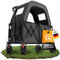 BigDean XXL Bollerwagen faltbar mit Dach 260L 150kg belastbar robuster Bollerwagen faltbar extra breite Reifen für jedes Gelände