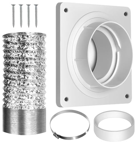 Ventilazione Asciugatrice - Ventilatore Magnetico Asciugacapelli | Tubo Di Ventilazione Asciugatrice | Kit Di Ventilazione Asciugacapelli Interno | Parti Piastra Connettore Per Lavatrice Ventilazione