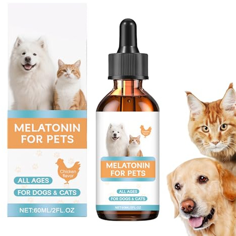 Gotas calmantes para mascotas, sedante para gatos y perros pequeños para el cuidado con fórmula relajante , viajes en interiores, cuidado de la salud, baño, dormir, corte de uñas, uso diario, cui