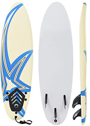 vidaXL Surfbrett 170cm Stern Stand Up Board Shortboard Surfboard Wellenreiter