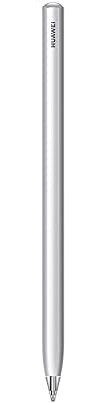 HUAWEI M-Pencil (2. Generation), aktiver Eingabestift, 4096 Stufen Drucksensitivität, Metallic Silver (mit HUAWEI MatePad und MatePad Pro Serie kompatibel), Silber